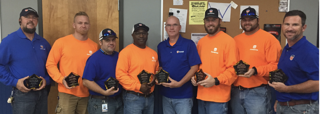 Employees recognized for customer service