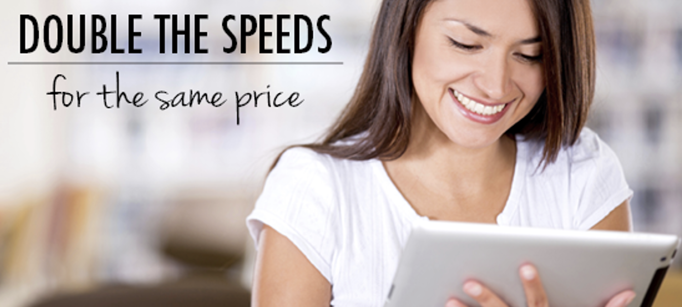 Customer Newsletter: Internet Speeds Increasing