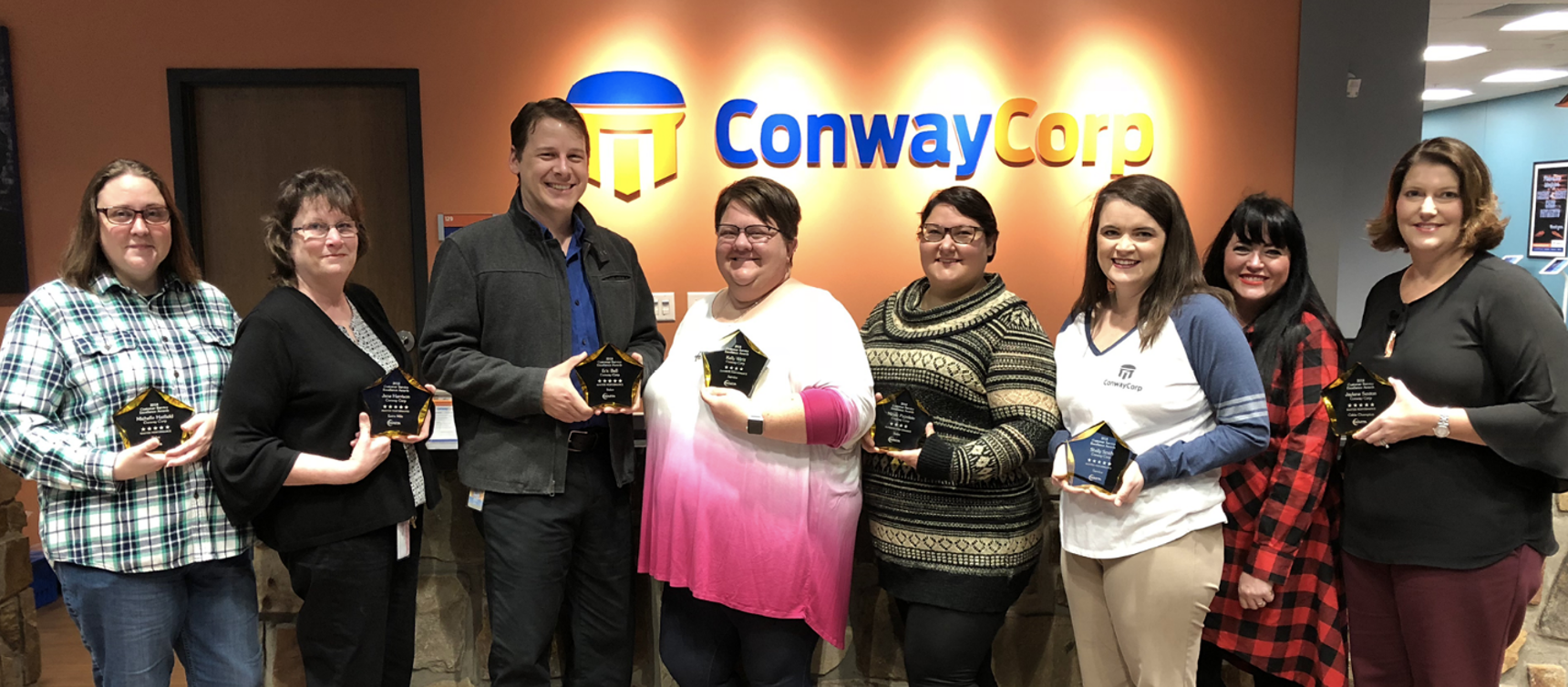 Customer Service employees earn recognition