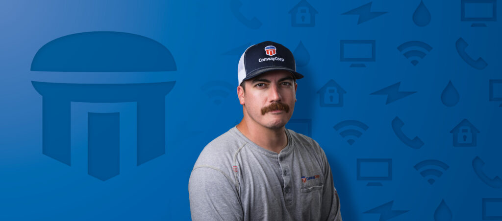 Conway Corp Promotes Kyle Troxler to Journeyman Lineman